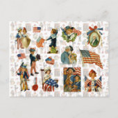  op 4 juli feestdagenkaart (Voorkant)