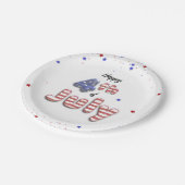 Op 4 juli Folie ballonnen Stars Stripe Paper Bord (Gekanteld)