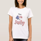 Op 4 juli Folie Balloons Stars Stripes - Shirt (Voorkant)