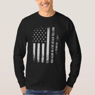 Op 4 juli is het met jullie Patriot American F. T-shirt