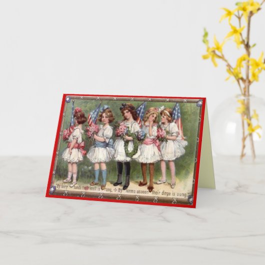 op 4 juli kaart (Gele Bloem)