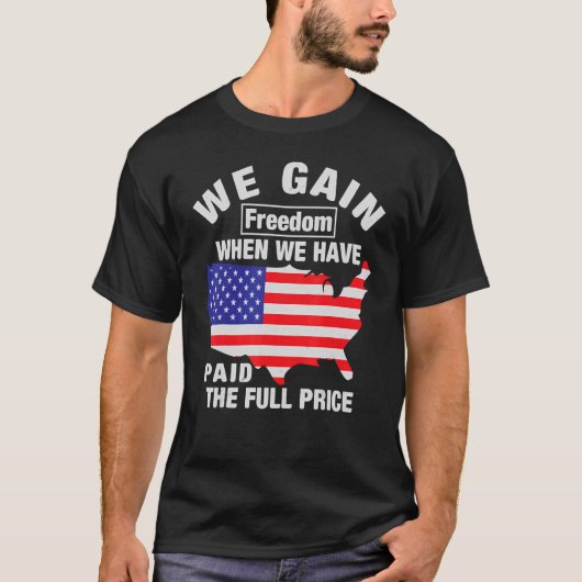 Op 4 juli krijgen we vrijheid als we de t-shirt (Voorkant)
