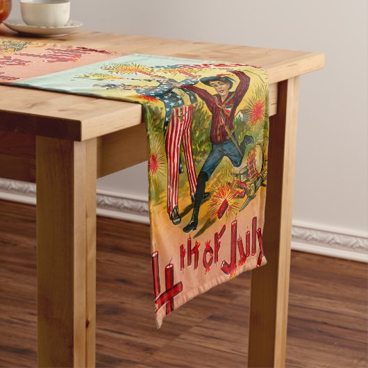 op 4 juli lange tafelloper (Voorbeeld)