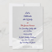 op 4 juli nodigt de partij uit tot onafhankelijkhe kaart (Achterkant)