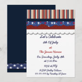 op 4 juli nodigt de partij uit tot onafhankelijkhe kaart (Voorkant / Achterkant)