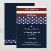 op 4 juli nodigt de partij uit tot onafhankelijkhe kaart (Voorkant / Achterkant)