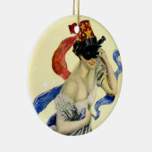  op 4 juli Patriotic Masquerade Party Keramisch Ornament (Rechts)