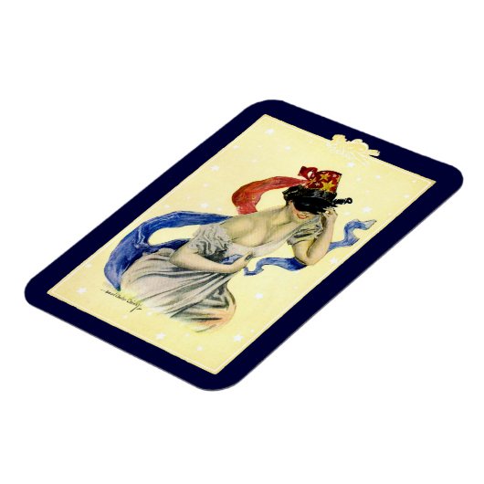  op 4 juli Patriotic Masquerade Party Magneet (Linkerzijde)