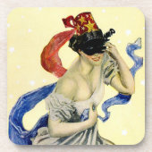  op 4 juli Patriotic Masquerade Party Onderzetter (Voorkant)