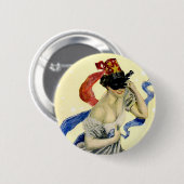 op 4 juli Patriotic Masquerade Party Ronde Button 5,7 Cm (Voorkant /achterkant)