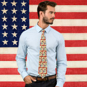 op 4 juli Patriotic Masquerade Party Stropdas