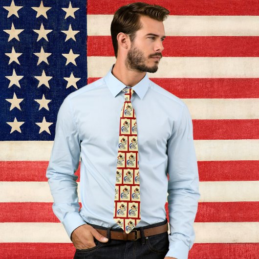 op 4 juli Patriotic Masquerade Party Stropdas