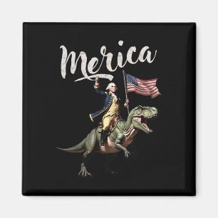Op 4 juli rijdt de Amerikaan George Washington op Magneet