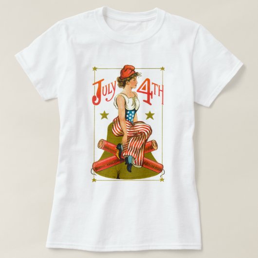  op 4 juli t-shirt (Design voorkant)