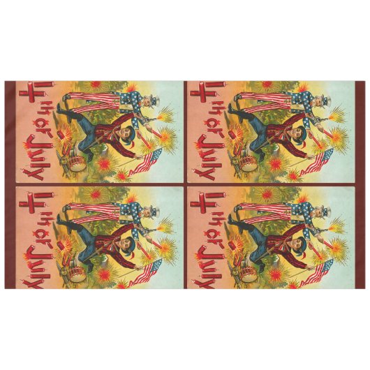  op 4 juli tafelkleed (Voorkant (Horizontaal))