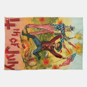 op 4 juli theedoek (Horizontaal)