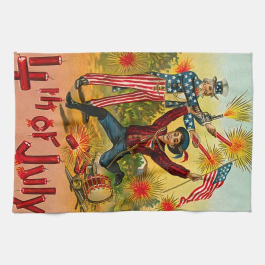  op 4 juli theedoek (Horizontaal)