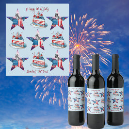 Op 4 juli verschijnt het label ‘Land of the Free’ Wijn Etiket