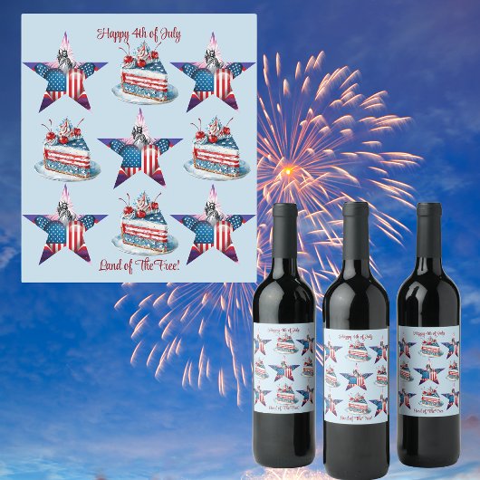 Op 4 juli verschijnt het label ‘Land of the Free’ Wijn Etiket
