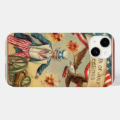  op 4 juli vuurwerk met oom Sam Case-Mate iPhone Case (Achterkant (horizontaal))