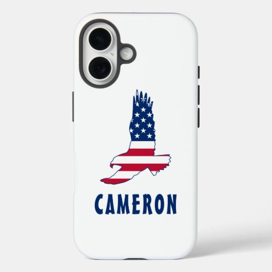 Op 4 juli werd de Amerikaanse vlag American Eagle  Case-Mate iPhone Case (Achterkant)