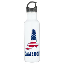 Op 4 juli werd de Amerikaanse vlag American Eagle  Waterfles