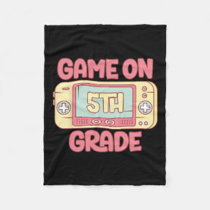 Op 5e klas Cool Videogame Terug naar School Kinder Fleece Deken