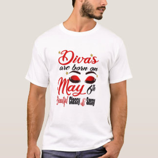 Op 6 mei wordt het jubeldoek van vrouwen geboren t-shirt