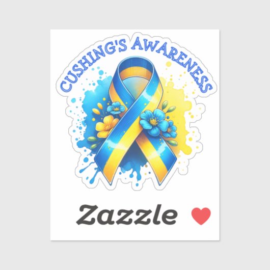 Op 8 april is het Cushing’s Awareness Day Sticker (Vel)