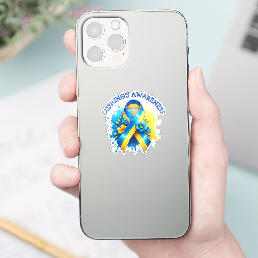 Op 8 april is het Cushing’s Awareness Day Sticker (Telefoon)