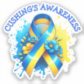 Op 8 april is het Cushing’s Awareness Day Sticker (Voorkant)