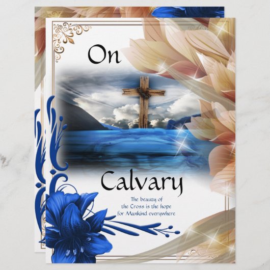 Op aangepast Calvariëteit-papier (Voorkant / Achterkant)