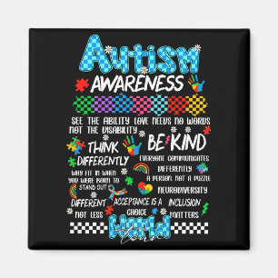 (op achterkant) Autism Awareness World Tour Love N Magneet