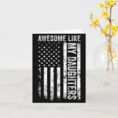 Op achterkant geweldig zoals mijn dochters mannen kaart (Gele Bloem)