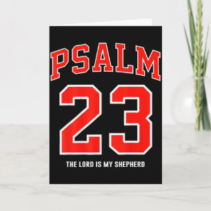 (op achterkant) Psalm 23 De Heer Is Mijn Herder Kaart