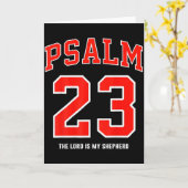 (op achterkant) Psalm 23 De Heer Is Mijn Herder  Kaart (Gele Bloem)
