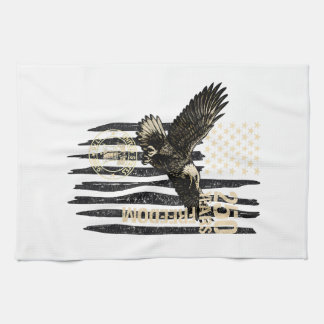 Op achterste adelaar en vlag 250 jaar 1776-2026 25 theedoek