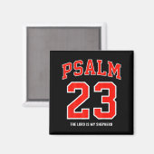 (op achterzijde) Psalm 23 De Heer Is Mijn Herder  Magneet (Voorkant / Achterkant)