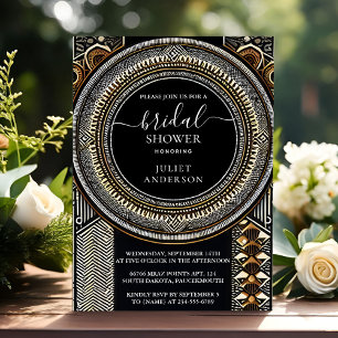 Op African Brown Traditional Nigeria Vrijgezellenf Kaart