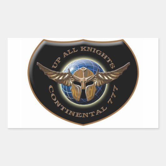 Op alle overnachten Crest Sticker (Voorkant)