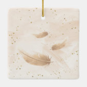 Op Angel's Wings Photo Square Ornament (Achterkant)