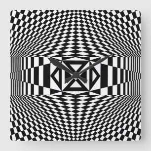 OP - Art #12 op Emporio Moffa Vierkante Klok