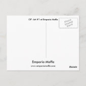 OP - Art #1 op Emporio Moffa Briefkaart (Achterkant)
