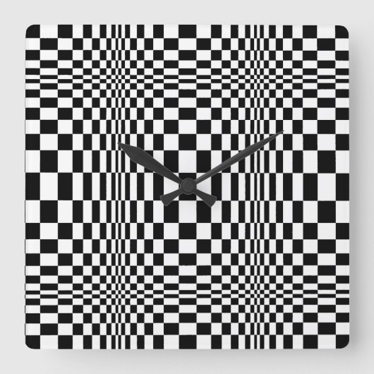 OP - Art #1 op Emporio Moffa Vierkante Klok (Voorkant)