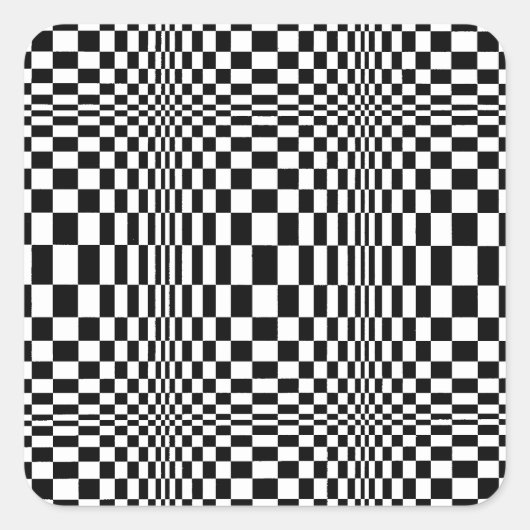 OP - Art #1 op Emporio Moffa Vierkante Sticker (Voorkant)
