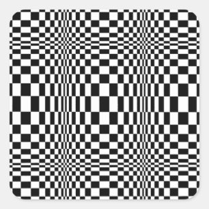 OP - Art #1 op Emporio Moffa Vierkante Sticker