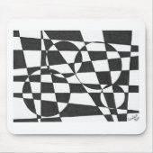 Op Art 2 Mousepad Muismat (Voorkant)