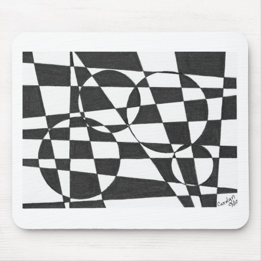 Op Art 2 Mousepad Muismat (Voorkant)