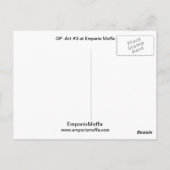OP - Art #3 op Emporio Moffa Briefkaart (Achterkant)