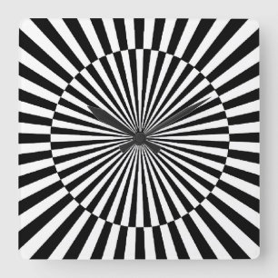 OP - Art #3 op Emporio Moffa Vierkante Klok